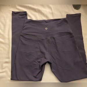 Navy almost purple lululemon align leggings size 4